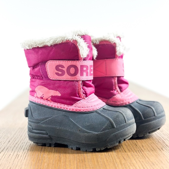 Sorel Snow Boots Toddler Size 8 - Picture 1 of 8